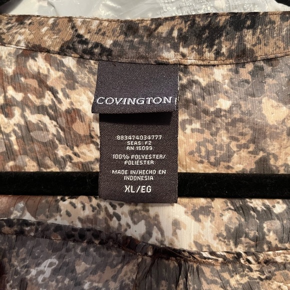 Covington animal print blouse - Picture 7 of 9